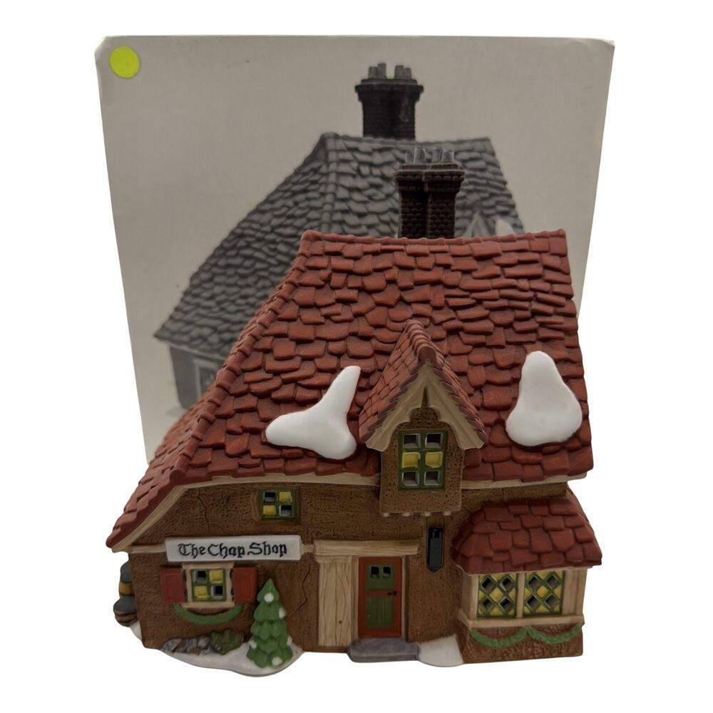 Dept 56 Dickens Village The Chop Shop Retired Christmas Village Building w/ Box